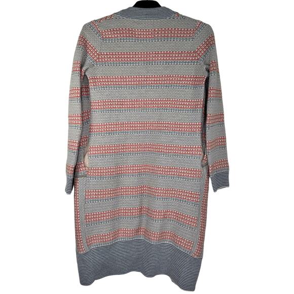 Sparrow Long Open Front Wool Blend Cardigan Sweater Small - Picture 2 of 11